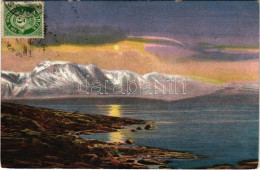 * T2 1912 Lyngen, Midnatssol Lyngenfjord / Midnight Sun - Zonder Classificatie