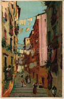 ** T2/T3 Napoli, Naples; Pallonetto Di Santa Lucia. Litho (gluemark) - Non Classés