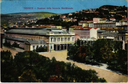 T3 1915 Trieste, Trieszt; Stazione Della Ferrovia Meridionale / Railway Station (EB) - Non Classés