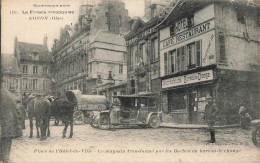 Noyon * Place De L'hôtel De Ville * Magasin Transformé Par Les Boches En Bureau De Change * Hôtel Café Restaurant - Noyon