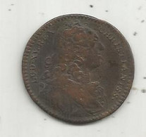 Jeton  , LOUIS XV , Bronze, LUD XV REX CHRISTIANISS DIVIS MINISTRAT NUMERA DIVUM ,1737 ,2 Scans - Monarquía / Nobleza