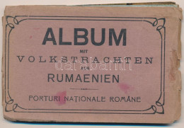 ** Romania - Album Mit Volkstrachten Aus Rumaenien / Porturi Nationale Romane - Postcard Leporello With 10 Postcards (gy - Ohne Zuordnung