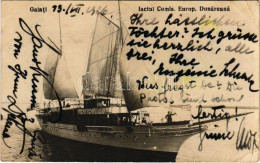 * T2/T3 1926 Galati, Galatz; Iactul Comis. Europ. Dunareana / Yacht (EK) - Ohne Zuordnung
