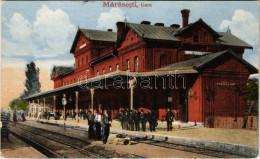 T2/T3 1918 Marasesti (Vrancea), Gara / Railway Station + "M. Kir. 34. Honvéd Gyalogezred" - Ohne Zuordnung