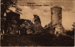 * T2 Targoviste, Tergovistye, Tirgovics; Ruine U. Turm Des Schlosses Chindiei / Castle Ruins And Tower - Unclassified