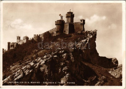 T2/T3 1938 San Marino, Seconda E Terza Torre / Caslte Towers - Zonder Classificatie