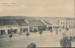 * T2/T3 Zajecar, Main Square, Monument, Shop Of Stefan Rajnovic And Marjanovic (EK) - Unclassified