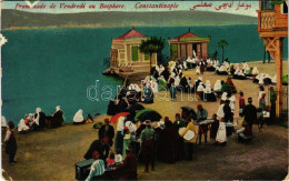 T2/T3 1912 Constantinople, Istanbul; Promenade De Vendredi Au Bosphore / Market (EK) + "K.U.K. KRIEGSMARINE S.M.S. TAURU - Unclassified