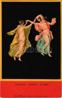 ** T2/T3 Bacchantes. Danseuses De Pompeii / Erotic Lady Art Postcard. Litho (EK) - Unclassified