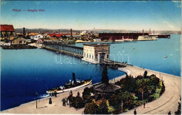 ** T2 Pola, Pula; Scoglio Olivi / Island With Austro-Hungarian Navy Shipyard, K.u.K. Kriegsmarine. G.C. Pola 1915. - Ohne Zuordnung