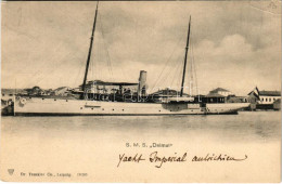 * T2/T3 SMS DALMAT Osztrák-magyar Haditengerészet Vitorlás Gőzjachtja / K.u.K. Kriegsmarine Dampfyacht (Stationsschiff)  - Zonder Classificatie