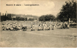 ** T1/T2 K.u.K. Kriegsmarine Landungsmanöver / Manovre Di Sbarco / Austro-Hungarian Navy Training, Mariners On Mainland. - Non Classificati