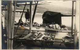 ** T2/T3 K.u.K. Kriegsmarine Matrosen / Osztrák-magyar Matrózok Alvás Közben / Austro-Hungarian Navy Mariners Sleeping.  - Zonder Classificatie