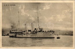 ** T2 K.u.K. Kriegsmarine, SMS Lacroma (ex Tiger). Phot. Alois Beer, F.W. Schrinner Pola 1912. - Sin Clasificación