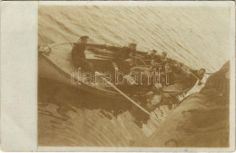 ** T2/T3 K.u.K. Kriegsmarine Taucher / Osztrák-magyar Haditengerészet Búvára / Austro-Hungarian Navy Diver. Photo (EK) - Ohne Zuordnung