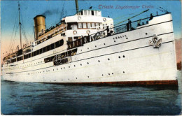 T2/T3 1911 Trieste, Lloyddampfer THALIA (later K.u.k. Kriegsmarine). Milan Mandich No. 1022. (EK) - Zonder Classificatie