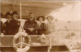 T2/T3 1914 S.M. Dampfer FÜRED, Hajókirándulás (később Az Osztrák-magyar Haditengerészet Kisegítő Hajója) / Boat Trip. E. - Sin Clasificación