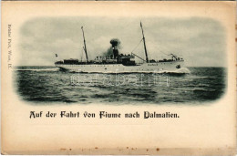 ** T2/T3 Auf Der Fahrt Von Fiume Nach Dalmatien / S.M. Dampfer PANNONIA (later K.u.k. Kriegsmarine) (Rb) - Unclassified