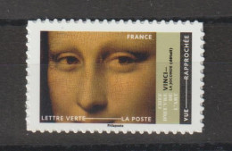 France 2023 La Joconde Neuf ** MNH Support Blanc Issu De Feuille De 50 - Unused Stamps