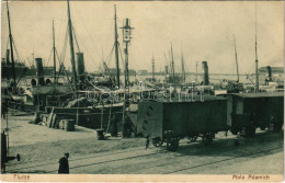 * T3 1908 Fiume, Rijeka; Molo Adamich, S.M. Dampfer NEHAJ (later K.u.k. Kriegsmarine) (Rb) - Zonder Classificatie