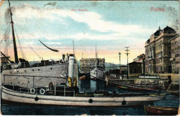 T2/T3 1909 Fiume, Rijeka; Riva Szapáry, S.M. Dampfer PANNONIA (later K.u.k. Kriegsmarine) (EK) - Unclassified