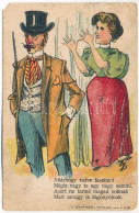 T3 1899 (Vorläufer) Akárhogy Tudsz Feszíteni Mégis Vagy Te Egy Nagy Semmi... Humoros Lap / Humour. L.S.W. Litho (EM) - Sin Clasificación