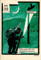 ** T2 Aug. 20. Alsómajsa Már Csak 54 Km. Munka Után éjfél Felé Ballagok én Hazafelé. Kézzel Festett S: Sárkány - Ohne Zuordnung