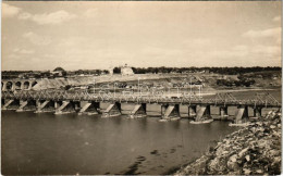 ** T1/T2 A Katonaság által Készített Ideiglenes Híd / Temporary Bridge Made By The Military. Photo - Unclassified