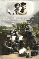 T2/T3 In Der Heimat, Da Gibt's Ein Wiedersehn / WWI German Military, Music Band (EK) - Unclassified