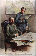 * T1/T2 Unsere Führer: Hindenburg Und Hötzendorf / WWI German And Austro-Hungarian K.u.K. Military Art Postcard, Hindenb - Unclassified