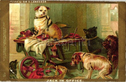** T2 Jack In Office / Dogs, Raphael Tuck & Sons Landseer Postcard No. 2120. Litho - Unclassified