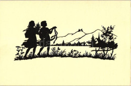 ** T1/T2 Silhouette Art Postcard S: Josephine Allmayer - Unclassified