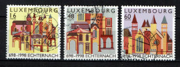 Luxembourg 1998 - YT 1404/1406 - The 1300th Anniversary Of The Echternacht Abbey, Echternach - Used Stamps