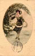 T2 Italian Art Postcard, Lady, Italien Gravur 1784. S: Hardy - Non Classés