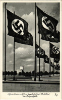 T2 Nürnberg, Stadt Der Reichsparteitage, Fahnentürme Auf Dem Zeppelinfeld Mit Der Kongresshalle / German Nazi Propaganda - Non Classificati