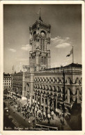 T2/T3 1936 Berlin, Rathaus Mit Olympiaschmuck / 1936. évi Nyári Olimpiai Játékok, Városháza / Town Hall At The 1936 Olym - Non Classés