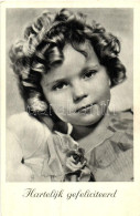 ** T1/T2 'Hartelijk Gefeliciteerd' / Congratulations, Dutch Greeting Card, Shirley Temple - Unclassified