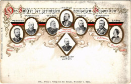 * T2/T3 1897 Die Führer Der Geeinigten Deutschen Opposition: Deutsche Volkspartei, Deutsche Sportschrittspartei, Schöner - Ohne Zuordnung