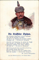 ** T3/T4 Wilhelm II. Dr. Josef Bergauer: Die Brüsseler Spitzen / II. Vilmos Császár S: T. V. Dregger (lyuk / Pinhole) - Unclassified