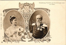 ** T1/T2 Grossherzog Friedrich Und Grossherzogin Luise Von Baden. Art Nouveau - Ohne Zuordnung