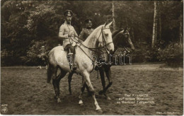 ** T1 Der Kronprinz Auf Einem Spazierritt Im Berliner Tiergarten / Vilmos Porosz Királyi Herceg / Wilhelm, German Crown  - Unclassified