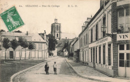 Sézanne * La Rue Du Collège * Café Du Champ Benoit - Sezanne