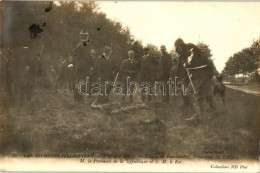 T2 1903 Les Journées Italiennes, Chasse De Rambouillet, Formation Du Tableau M. Le President De La Republique Et S.M. Le - Non Classés