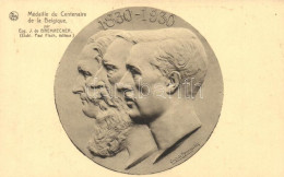 ** T1/T2 1830-1930 Medaille Du Centenaire De La Belgique / Centennial Medal Of Belgium; Leopold I Of Belgium, Albert I O - Non Classificati