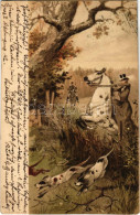 T2/T3 1902 Vadászat / Hunting. Serie 736. No. 1. Litho S: Heyer (EK) - Non Classificati