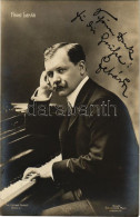 T2 1908 Lehár Ferenc Zeneszerző, Operettkomponista, Karmester + Autográf Aláírása / Franz Lehár, Austro-Hungarian Compos - Unclassified