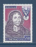 Monaco - YT N° 924 ** - Neuf Sans Charnière - 1973 - Neufs