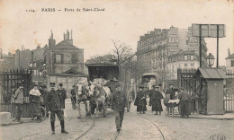 Paris 16ème * Porte De St Cloud * Attelage Chevaux * Landau Poussette Pram Kinderwagen * Ligne Tramway - Distretto: 16