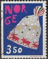 NORWAY 1995 Christmas - 3k.50 - Mitten FU - Used Stamps