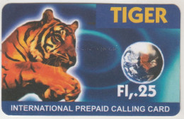 NETHERLANDS - Tiger & Globe, Prepaid Card 25 ƒ, Used - [3] Handy-, Prepaid- U. Aufladkarten